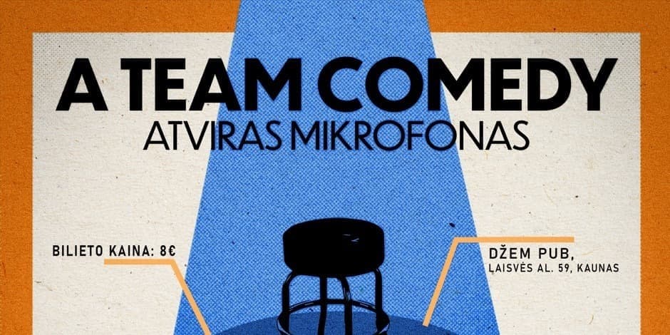 A Team comedy open mic (Kaunas)