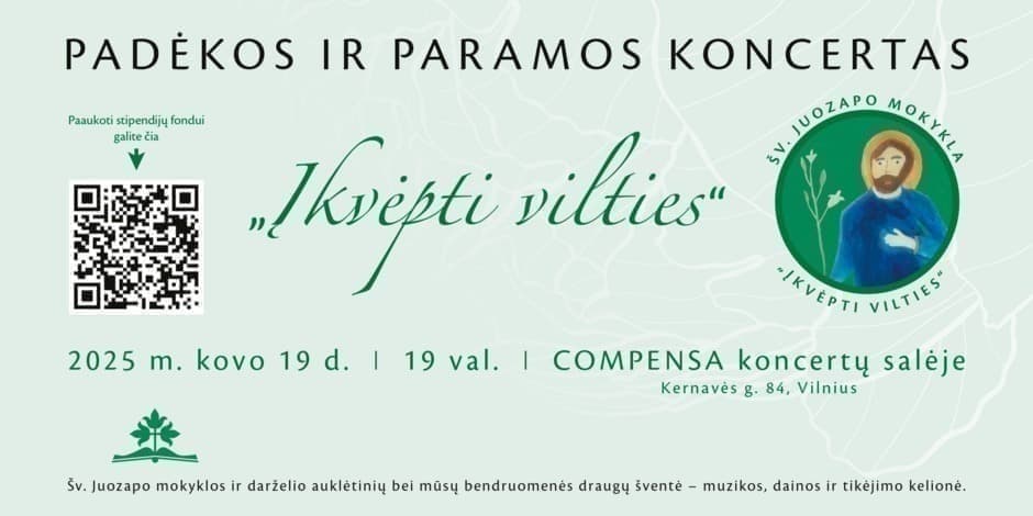 Padėkos ir paramos koncertas „Įkvėpti vilties“