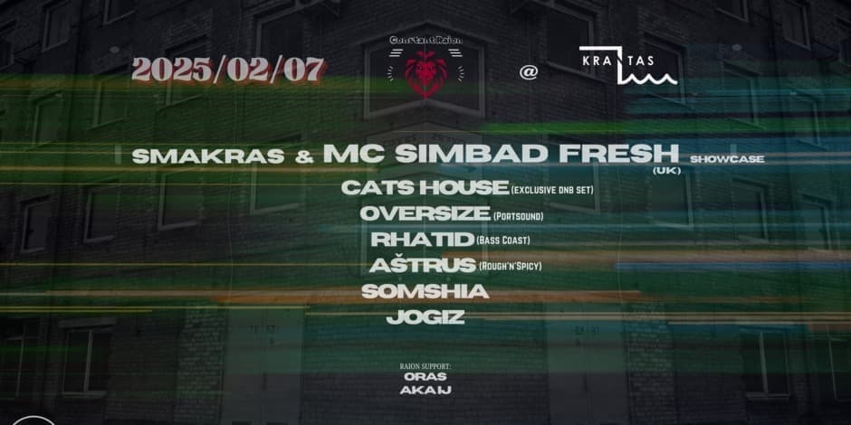 SMAKRAS&MC SIMBAD FRESH (UK) showcase CR:DNB EVENT@KRANTAS