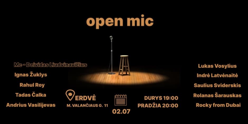 Open Mic Kaunas