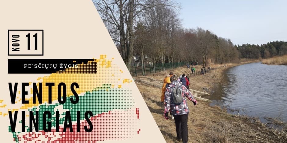 Žygis „Ventos vingiais", skirtas Kovo 11-ajai paminėti