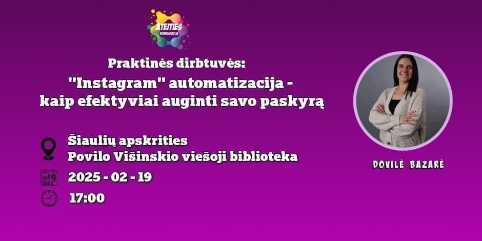 Instagram automatizacija su ManyChat