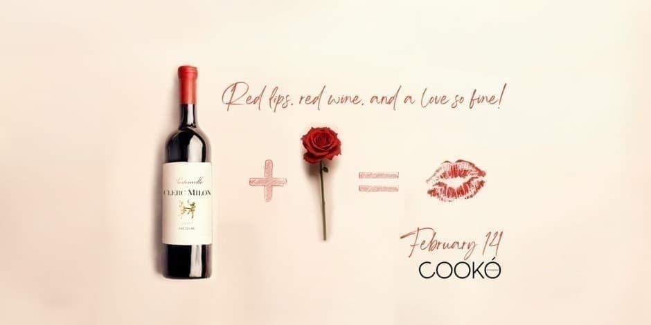 Red lips, red wine, and a love so fine!