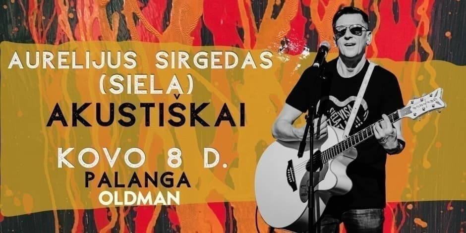 Aurelijaus Sirgedo akustinis solo koncertas Palangoje!!!