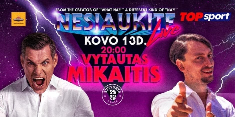 Nesiaukite live - Vytautas Mikaitis