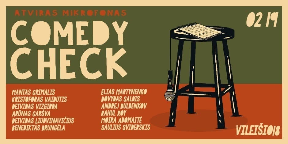 Comedy Check Atviras Mikrofonas