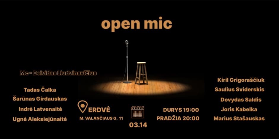 Open Mic Kaunas