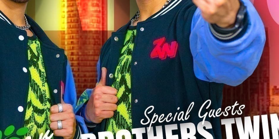 Flower Power Zumba maratonas su Brothers Twinz