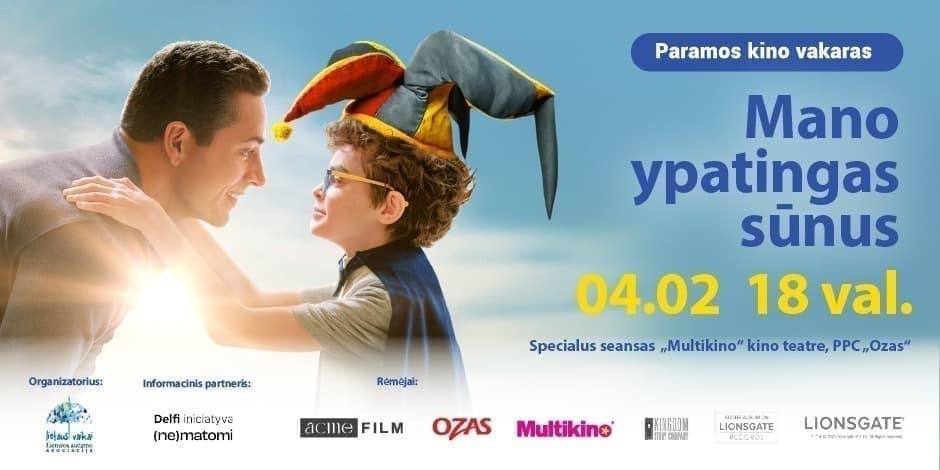 „Mano ypatingas sūnus“ – paramos kino vakaras