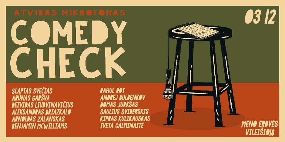 Comedy Check Atviras Mikrofonas