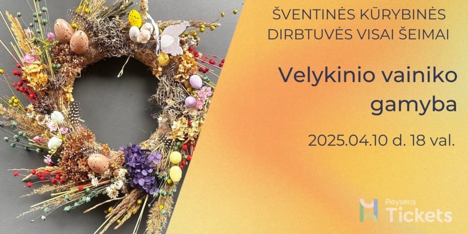 Velykinio vainiko gamyba