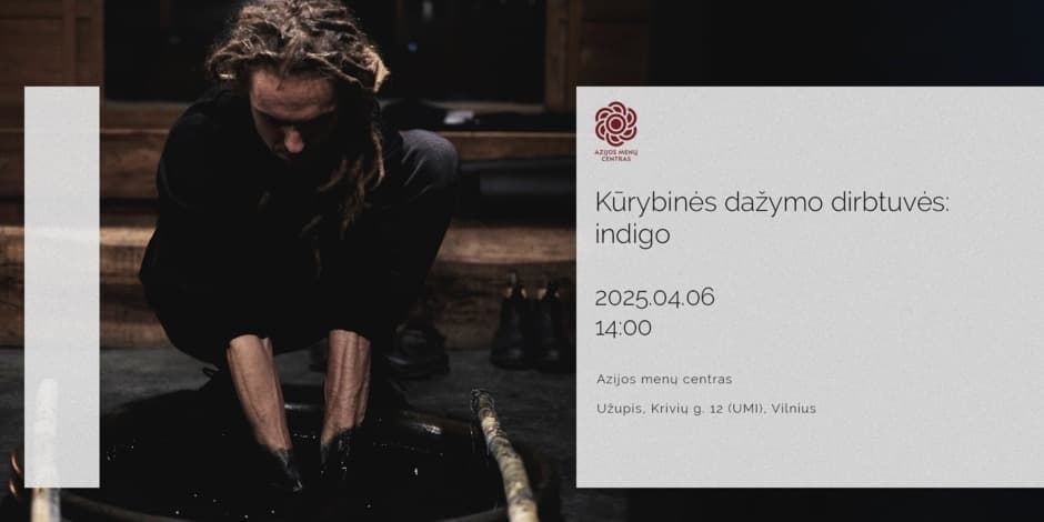 Kūrybinės dažymo dirbtuvės : indigo