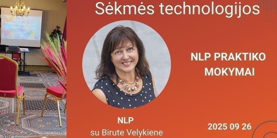 Sėkmės technologijos 2025. NLP Praktiko kursas