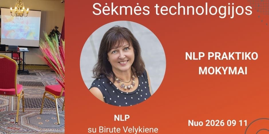 Sėkmės technologijos 2026. NLP Praktiko kursas