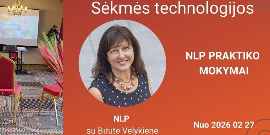Sėkmės technologijos 2026. NLP Praktiko kursas