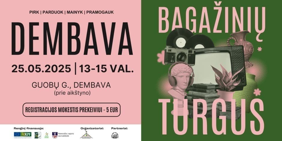 Dembavos bagažinių turgus 2025