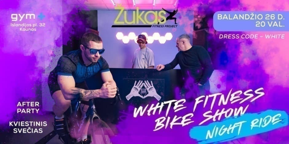 WHITE FITNESS BIKE SHOW NIGHT RIDE 04.26
