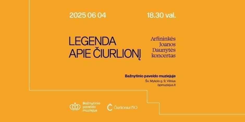 Arfininkės Joanos Daunytės koncertas „Legenda apie Čiurlionį“