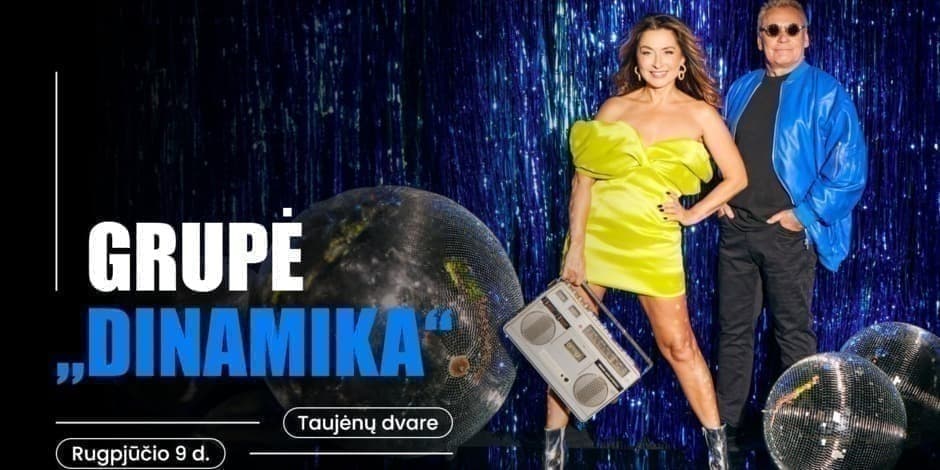 Grupes „Dinamika“ koncertas Taujėnų dvaro parke