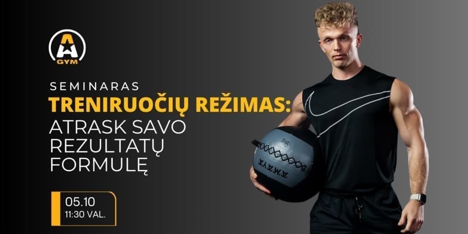 Treniruočių režimas: atrask savo rezultatų formulę