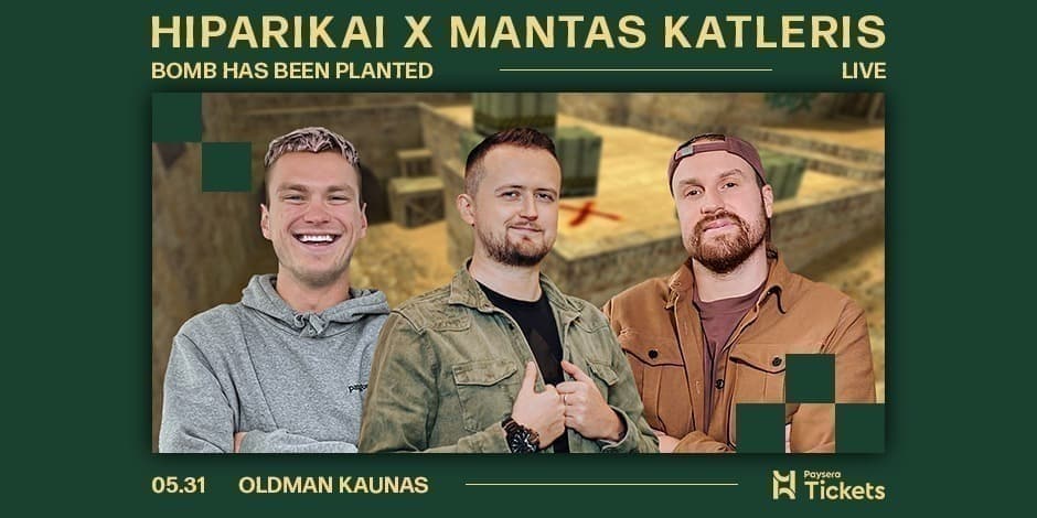 HIPARIKAI X MANTAS KATLERIS: HAS BEEN PLANTED LIVE [KAUNAS]