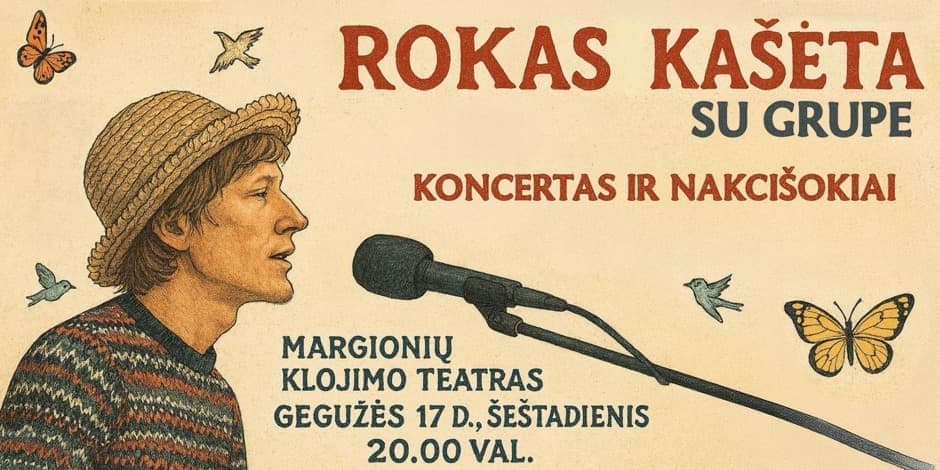 Rokas Kašėta su grupe + Nakcišokiai