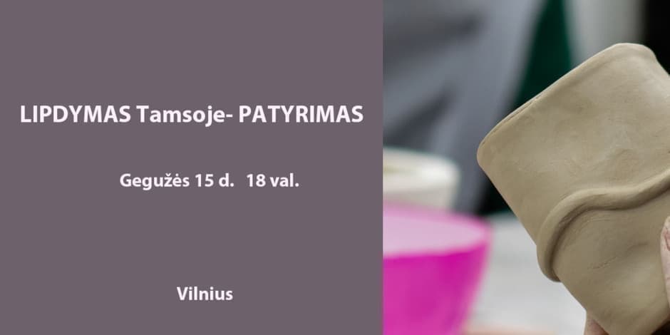 Lipdymas Tamsoje - PATYRIMAS