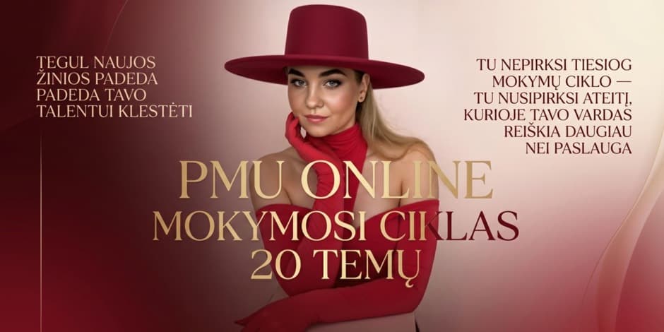 PMU ONLINE MOKYMOSI CIKLAS: TAVO KARJEROS REVOLIUCIJA