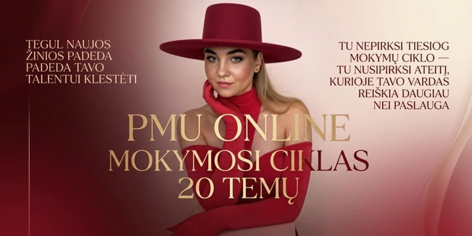 PMU ONLINE MOKYMOSI CIKLAS: TAVO KARJEROS REVOLIUCIJA