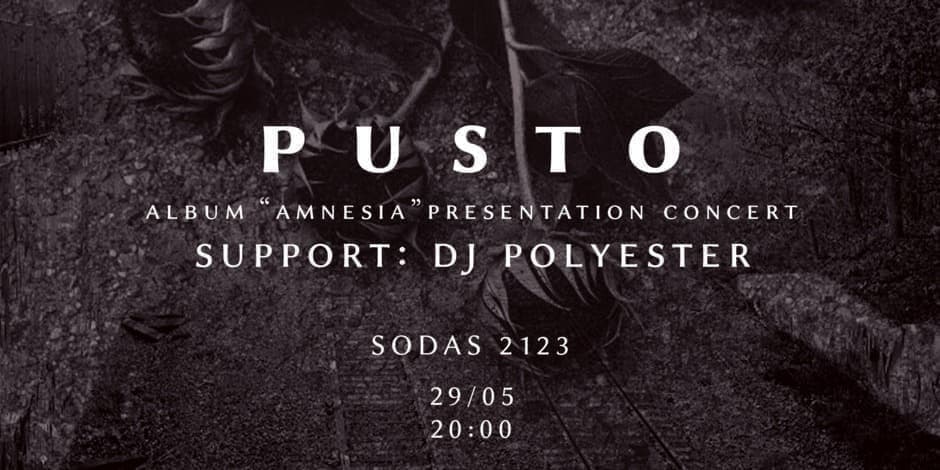 PUSTO debiutinio albumo "Amnesia" pristatymas