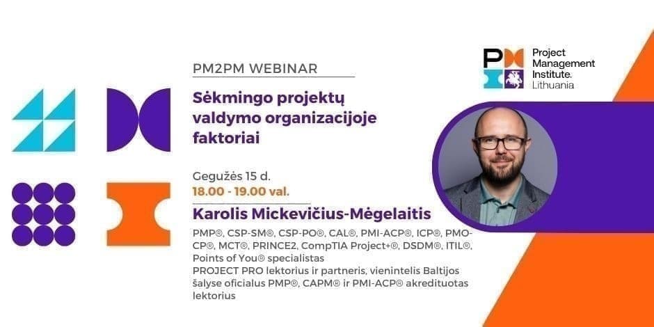 Sėkmingo projektų valdymo organizacijoje faktoriai