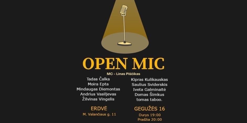 Open mic Kaunas