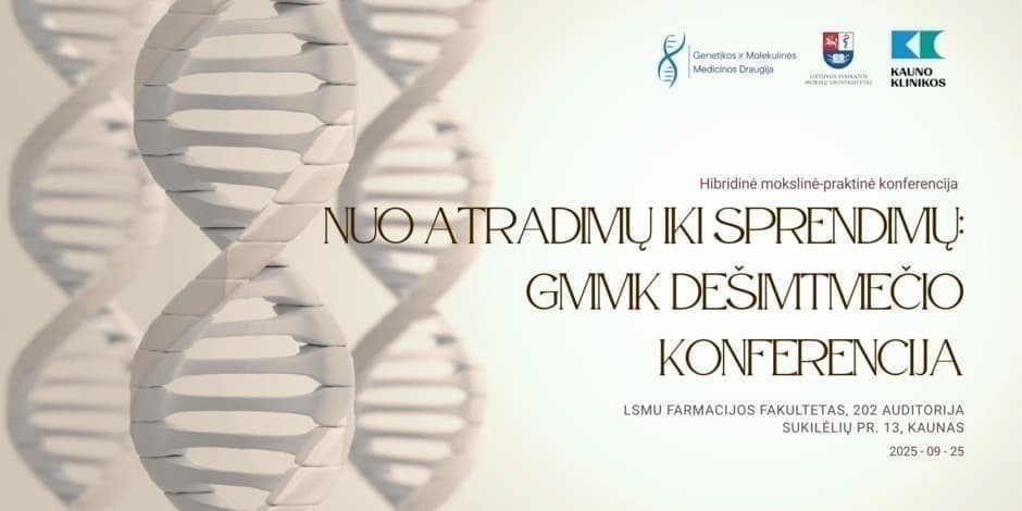 Nuo atradimų iki sprendimų: GMMK dešimtmečio konferencija