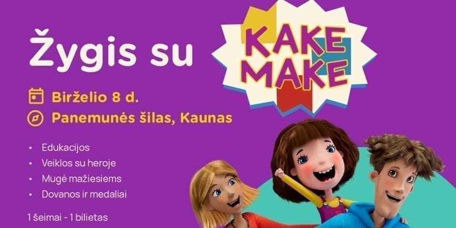 Žygis su Kake Make Panemunės Šile