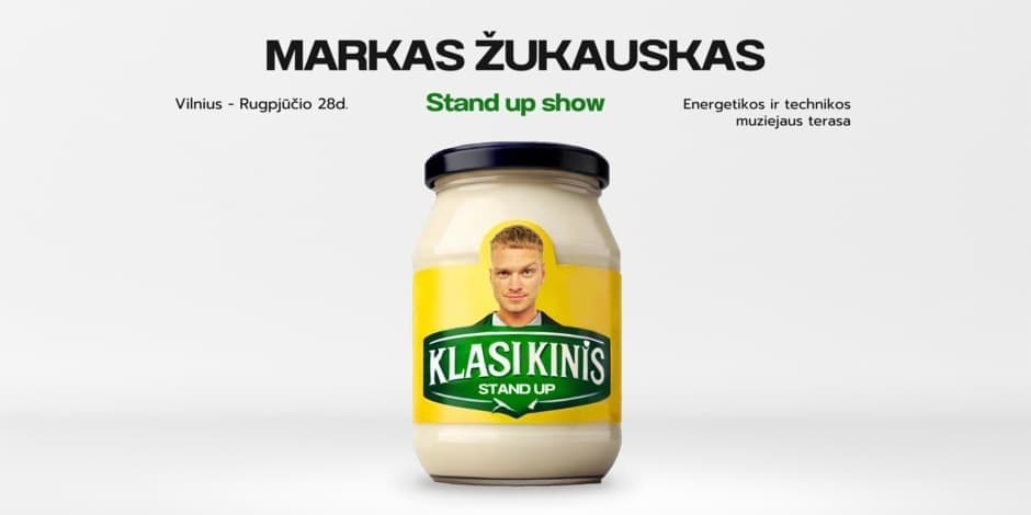 Markas Žukauskas “KLASIKINIS” Stand up Vilnius