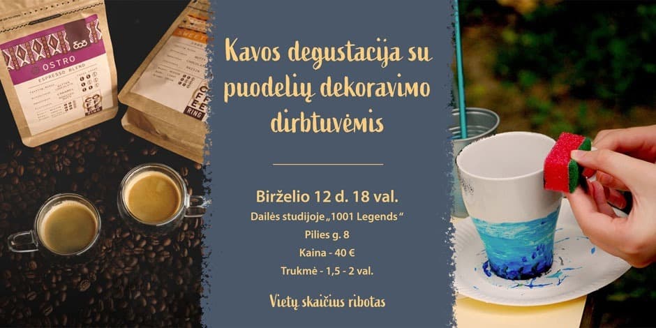 Kava ir kūryba: unikalūs potyriai!