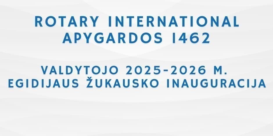1462 Apygardos šventinis inauguracinis renginys