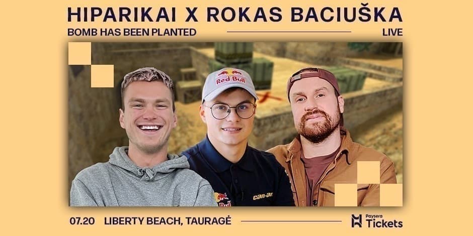 Hiparikai Live: Rokas Baciuška