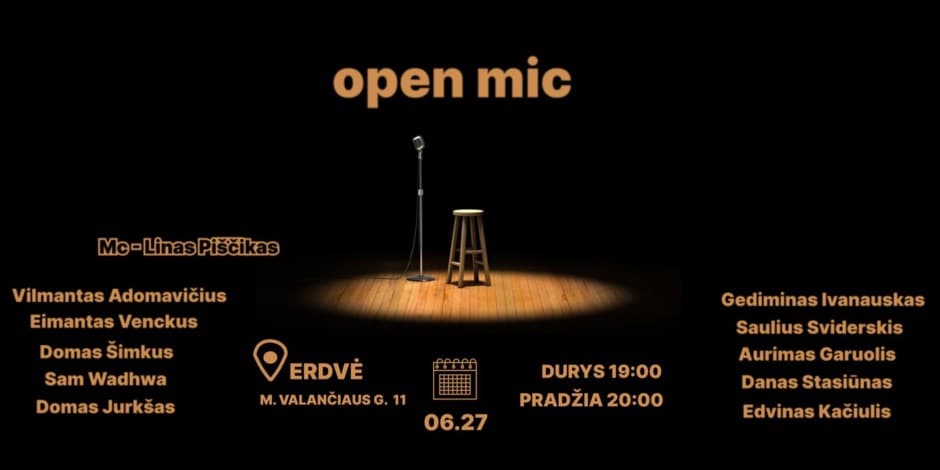 Open mic Kaunas