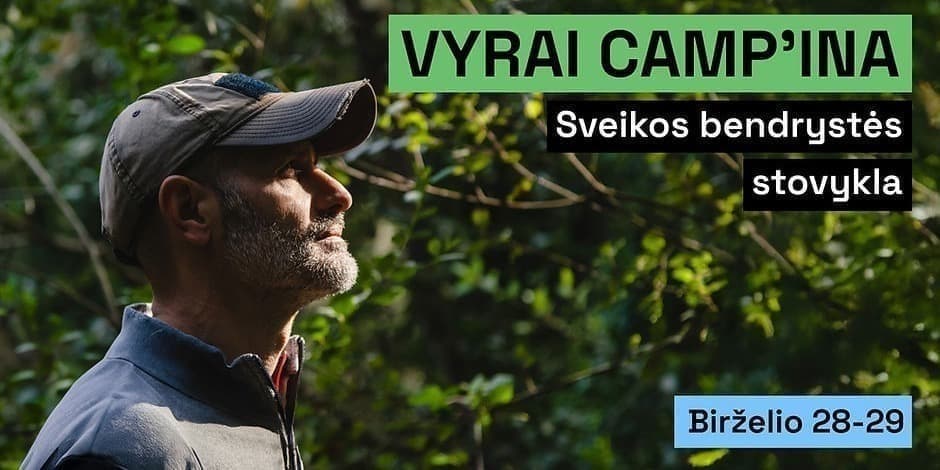 Vyrai Camp'ina'25 | parkavimo mokestis renginio teritorijos viduje