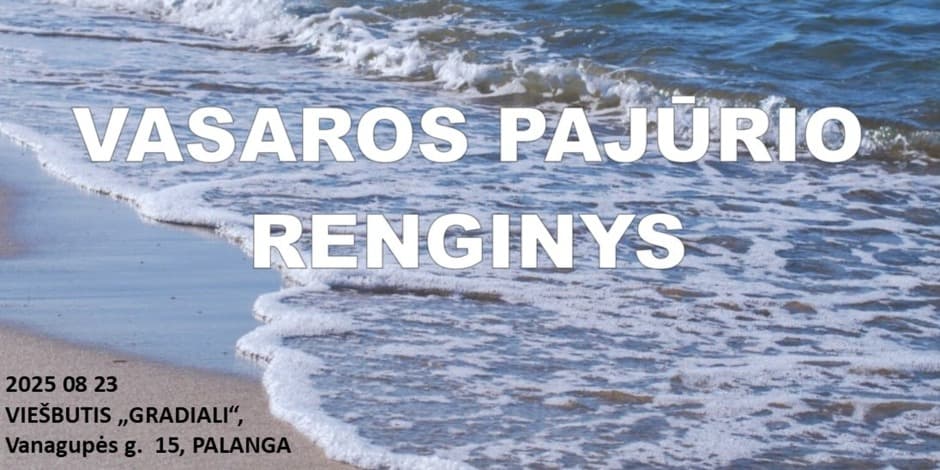 Vasaros Pajūrio renginys