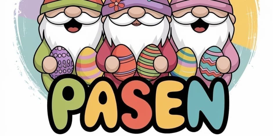 Paaseieren kleurplaat