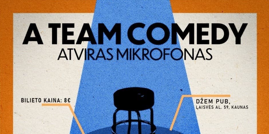 A Team comedy open mic (Kaunas)