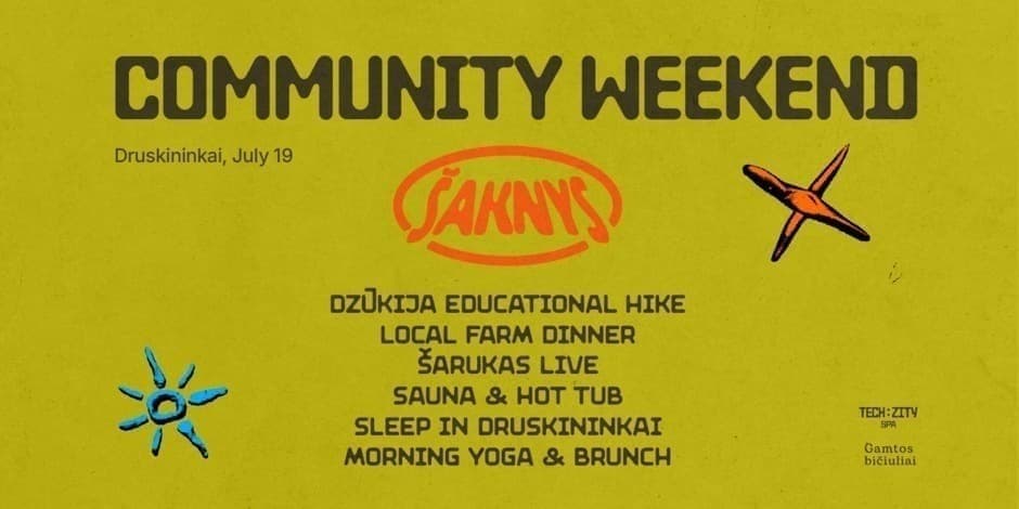 Šaknys Community Weekend