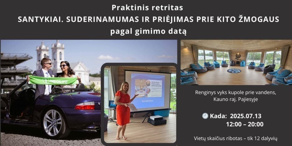 SANTYKIAI. SUDERINAMUMAS ir PRIĖJIMAS PRIE KITO ŽMOGAUS pagal gimimo datą