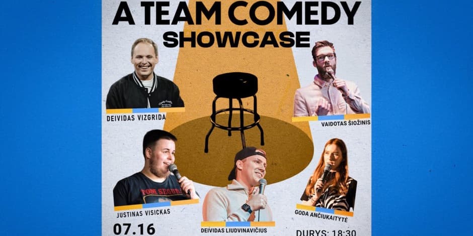 A Team comedy showcase (Kaunas)