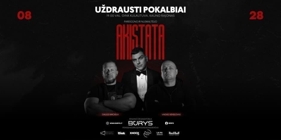 UŽDRAUSTI POKALBIAI: PAREIGŪNO IR NUSIKALTĖLIO AKISTATA