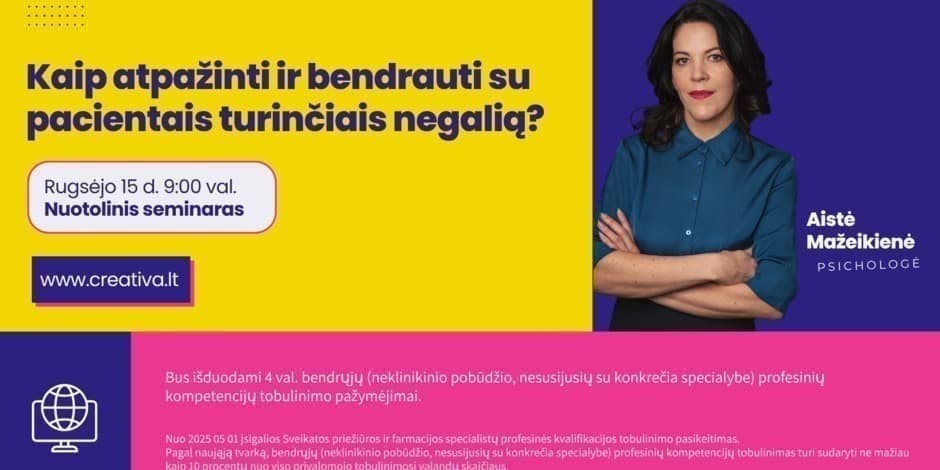 Kaip atpažinti ir bendrauti su pacientais turinčiais negalią?