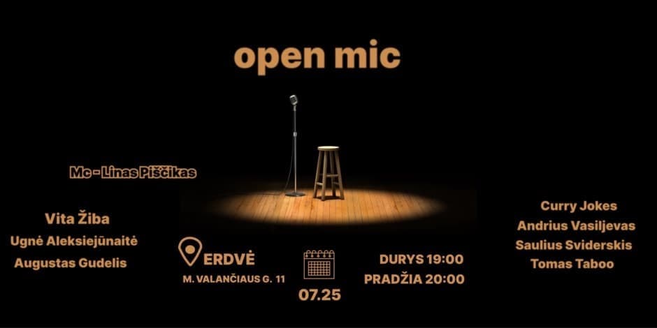 Open mic Kaunas