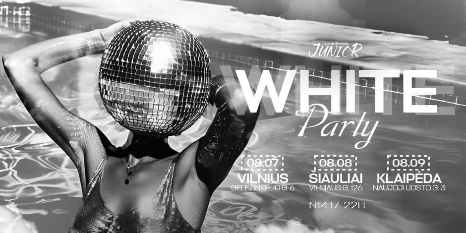 Moksleivių WHITE PARTY! Šiauliai